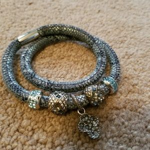 SOLD Brighton bracelet snakeskin charm